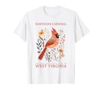 West Virginia Northern Cardinal State Bird T-Shirt