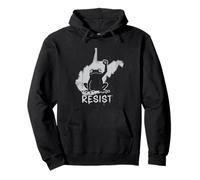 West Virginia Resist Frog Protest No Kings Day Pullover Hoodie