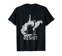 West Virginia Resist Frog Protest No Kings Day T-Shirt