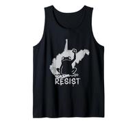 West Virginia Resist Frog Protest No Kings Day Tank Top