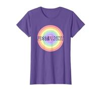 West Virginia Souvenir Keepsake Pastel for Adults Children T-Shirt