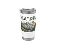 West Virginia Stainless Steel Insulated Tumbler