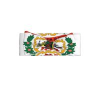 West Virginia State Flag Baby Bow Headband-Soft Stretchy for 0-6 Months