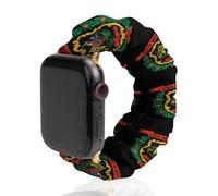 West Virginia State Flag Fashion Scrunchie Watch Strap Compatible with IWatch Series 1 2 3 4 5 6 Elastic Replacement Band