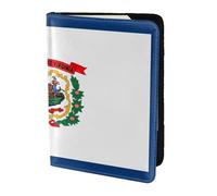 West Virginia State Flag Print Passport Holder, Slim Lightweight Travel Document Protector for Men Women Present