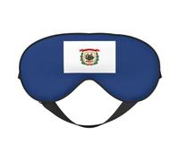 West Virginia State Flag Print Soft Eye Mask Beneficial Block Light Nap Night Use Travel Camping Meditation Yoga