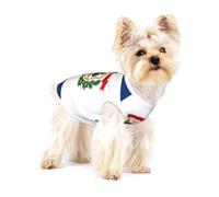 West Virginia state flag print Tshirts for Small Dogs Dog's Fashion Shirt Breathable Sleeveless Shirts for Small Dogs