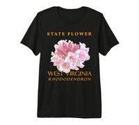 West Virginia Territory Flower The Rhododendron Premium T-Shirt