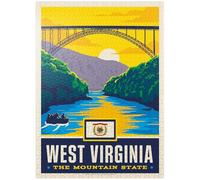 West Virginia: The Mountain State - Premium 1000 Piece Jigsaw Puzzle for Adults