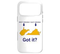 West Virginia vs East Virginia Appalachian Mountain Humor Case for iPhone 17 Pro Max