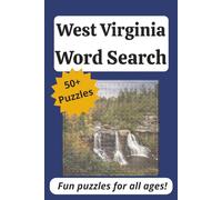 West Virginia Word Search Puzzle Book: 50+ Puzzles Inspired by the Mountain State, 6 x 9