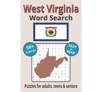 West Virginia Word Search Puzzle Book: Search with Easy to Read Print about West Virginia cities, wildlife, parks and more| 6x9 inches, 110 pages | ... Gifts for Vacations, Holidays & Free Times