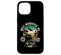 West Wendover Nevada USA Hotrod Retro Desert Sunset Design Case for iPhone 15