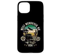 West Wendover Nevada USA Hotrod Retro Desert Sunset Design Case for iPhone 15 Plus