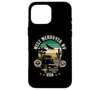West Wendover Nevada USA Hotrod Retro Desert Sunset Design Case for iPhone 16 Pro Max