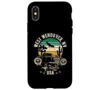 West Wendover Nevada USA Hotrod Retro Desert Sunset Design Case for iPhone X/XS