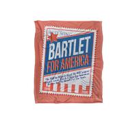West Wing Bartlet For America Silky Touch Super Soft Throw Blanket 152 X 127 cm Warner Bros. White One Size