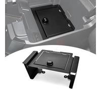 West-xingzhe Center Console Safe Gun Safe Box Organizer Compatible with 2019-2025 Chevrolet Silverado, 3 Digit Combination Lock with Backup Key