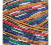 West Yorkshire Spinners West Yorkshire Knitting Wool - Spinners Signature - 4 Ply - Sock Fingering British - 1166 Nut Cracker Sparkle