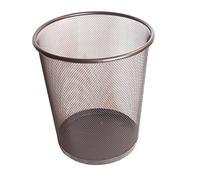 West5Products Contemporary Black Metal Mesh Desk Waste Paper Bin h28cm