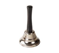 West5Products Small Classic Silver Hand Bell (12cm Tall)