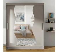 Westa S Sliding Door Wardrobe With Mirrors On The Fronts Cashmere