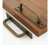 Westablize 2 Pack 5 Inch 128 mm Copper Cabinet Handles Aluminum Cabinet Pulls Drawer Pulls