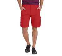 westAce Mens Cargo Combat Shorts 100% Coton 6 Pockets Chino Summer Work Safety Essential Half Pants All Waist 32-44 (RED, 36W)