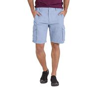 westAce Mens Cargo Combat Shorts 100% Coton 6 Pockets Chino Summer Work Safety Essential Half Pants All Waist 32-44 (Ice Blue, 34W)