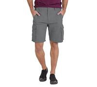 westAce Mens Cargo Combat Shorts 100% Coton 6 Pockets Chino Summer Work Safety Essential Half Pants All Waist 32-44 (Grey, 40W)