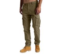 westAce Mens Cargo Combat Work Trousers Casual Pants with Knee Pad Pockets Workwear 100% Cotton Trousers (38W / 34L, Dark Beige)