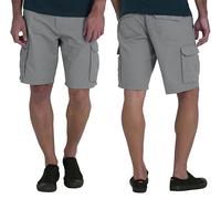 westAce Mens Cargo Shorts Combat Classic-fit Summer Essential Cotton Multi Pocket Beach Workout Half Pant(Grey, 40)