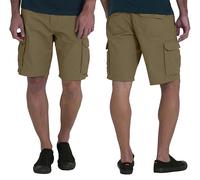 westAce Mens Cargo Shorts Combat Classic-fit Summer Essential Cotton Multi Pocket Beach Workout Half Pant(Khaki, 34)