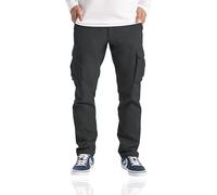 westAce Mens Cargo Trousers Work Wear Combat Safety Cargo 6 Pocket Full Pants Size 32-44 (38W / 34L, Charcoal)