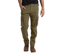 westAce Men's Cargo Work Trousers Casual Stretch Cotton Heavy Duty Relaxed Fit Durable Safety Multi Pockets Construction Work Hiking Combat Work Utility Cargo Pants 32W-44W (Khaki, 34W / 34L)