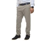 westAce Men's Chino Pants Regular Fit Flat-Front Casual Stretch Cotton Trousers - Durable and Comfortable Everyday Wear (30W / 30L) (Stone, 36W x 30L)