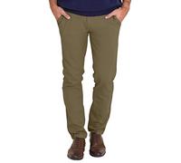 westAce Men's Chino Pants Slim Fit Stretch Cotton Trousers | Classic Flat-Front Casual Jeans | Relaxed Fit Work & Weekend Wear | All Waist Sizes (British Khaki, 34W x 34L)