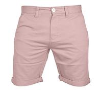 westAce Mens Chino Shorts Casual 100% Cotton Cargo Combat Baby Pink 34