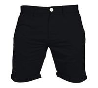 westAce Mens Chino Shorts Casual 100% Cotton Cargo Combat Black 36