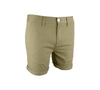 westAce Mens Chino Shorts Cotton Summer New Half Pant Casual Jeans Cargo Combat Casual Slim Fit | Breathable & Lightweight | 100% Cotton | Zipper Closure | 8.5" Inseam Beige