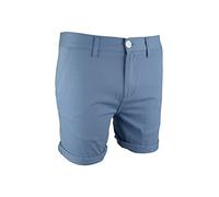 westAce Mens Chino Shorts Cotton Summer New Half Pant Casual Jeans Cargo Combat Casual Slim Fit | Breathable & Lightweight | 100% Cotton | Zipper Closure | 8.5" Inseam Arctic Blue