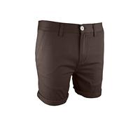 westAce Mens Chino Shorts Cotton Summer New Half Pant Casual Jeans Cargo Combat Casual Slim Fit | Breathable & Lightweight | 100% Cotton | Zipper Closure | 8.5" Inseam Brown