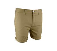 westAce Mens Chino Shorts Cotton Summer New Half Pant Casual Jeans Cargo Combat Casual Slim Fit | Breathable & Lightweight | 100% Cotton | Zipper Closure | 8.5" Inseam Khaki