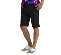 westAce Mens Chino Shorts Smart Casual Slim Fit Stretch Cotton Classic Flexible Relaxed Golf Summer Beach Half Pant All Waist Size (Black, 38)