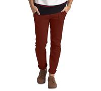 westAce Mens Chino Trousers Athletic-fit Flat-Front Casual Stretch Cotton Classic Pants with Phone Pocket | Sizes 30W-40W | High-Rise Work Pants for Men (Maroon Red, 30W x 32L)