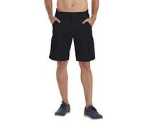 westAce Mens Classic-fit Cargo Shorts Utility Workwear Cotton Combat Chino 6 Pocket Half Pants (Black, 40)