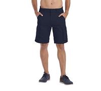 westAce Mens Classic-fit Cargo Shorts Utility Workwear Cotton Combat Chino 6 Pocket Half Pants (Nevy, 36)