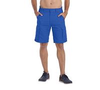 westAce Mens Classic-fit Cargo Shorts Utility Workwear Cotton Combat Chino 6 Pocket Half Pants (Royal Blue, 34)
