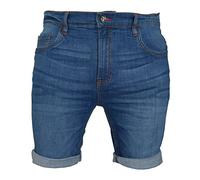 westAce Mens Stretch Denim Chino Shorts Super Spandex Skinny Slim Summer Half Pant Cargo Jeans Bottom (36, Light Blue)