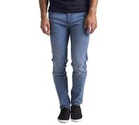 westAce Mens Flex Jeans Stretch Skinny Relaxed Slim Fit Casual All Waists Denim Pant (Denim Blue, 34 Waist x 30 Length)